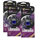 Car Air Fresheners Vent Clips, Essential Car Odor Eliminator, Perfect Scented Car Accessories, For Long Lasting Fragrance up to 30 days, 0.07 FL.OZ (Lavender, 4 Packs)