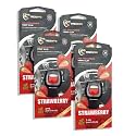 Car Air Fresheners Vent Clips, Essential Odor Eliminator, Perfect Scented Accessories, Long Lasting Strawberry Fragrance Up to 30 Days, 0.07 FL.OZ (4 Packs)