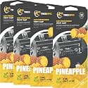 Car Air Fresheners Vent Clips, Essential Odor Eliminator, Perfect Scented Accessories, Long Lasting Pineapple Fragrance Up to 30 Days, 0.07 FL.OZ (4 Packs)