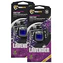 Car Air Fresheners Vent Clips, Essential Car Odor Eliminator, Perfect Scented Car Accessories, For Long Lasting Fragrance up to 30 days, 0.07 FL.OZ (Lavender, 2 Packs)