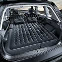 Car Air Mattress Bed for VW Bora Kombi 1998-2005, Car Camping Mattress for Trunk and Back Seat Portable Sleeping Pad Mattress for Car Travel,Black