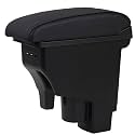 Car Armrest Box for Honda for Jazz 2002-2007 Center Console Storage Arm Rest Organizer(Red Line)