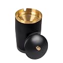 Car Ashtray With Lid Smell Proof,Stainless Steel Smokeless Ashtray For Car,Outdoor Small Windproof Ashtray With Lid,Portable Car Ashtrays For Cup Holder Smell Proof