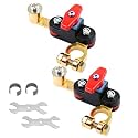 Car Battery Disconnect Kill Switch,12V/24V,Copper,for Truck/Boat