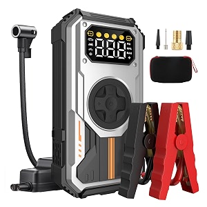 Car Battery Starter with Compressor 150 PSI