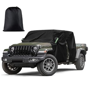 car cab cover for migaven waterproof cover with driver door zipper windproof straps all weather snow rain uv protection