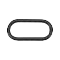 Car Carbon Fibre Interior Warning Light Button Switch Decal Cover Compatible with Mini F55 F56 F57 Black