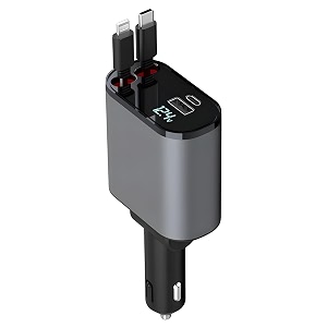 car charger 120w car charger c type super fast