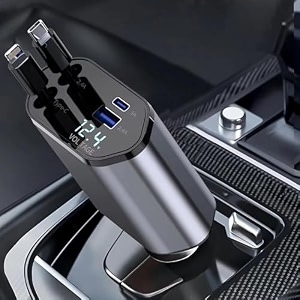 car charger 5-port-transparent