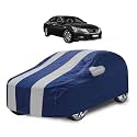 Car Cover Compatible with Accord (Model-2011-2021) with Mirror Pocket, Water Resistant, Triple Stitched, Accord Car Cover- Navy Silver