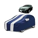 Car Cover Compatible with Altis with Mirror Pocket, Water Resistant, Triple Stitched, Altis Car Cover- Navy-White