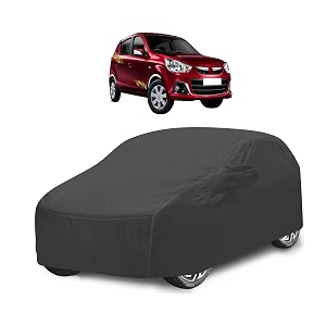 car cover compatible with alto k10 with mirror pocket water resistant triple stitched alto k10 car cover- grey