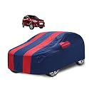Car Cover Compatible with Alto K10 with Mirror Pocket, Water Resistant, Triple Stitched, Alto K10 Car Cover- Navy-Red