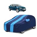 Car Cover Compatible with Ameo with Mirror Pocket, Water Resistant, Triple Stitched, Ameo Car Cover- Navy-Blue