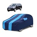 Car Cover Compatible with Aria with Mirror Pocket, Water Resistant, Triple Stitched, Aria Car Cover- Navy-Blue