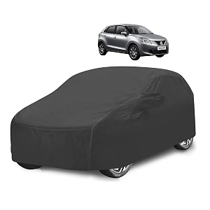 car cover compatible with baleno old with mirror pocket water resistant triple stitched baleno car cover- grey