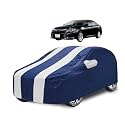 Car Cover Compatible with Camry New with Mirror Pocket, Water Resistant, Triple Stitched, Camry Car Cover- Navy-White
