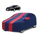 Car Cover Compatible with Camry New with Mirror Pocket, Water Resistant, Triple Stitched, Camry Car Cover- Navy-Red
