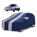 Car Cover Compatible with Cielo with Mirror Pocket, Water Resistant, Triple Stitched, Cielo Car Cover- Navy Silver