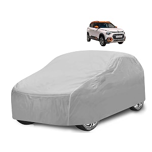 car cover compatible with citroen c3 with mirror pocket water resistant triple stitched citroen c3 car cover- plain silver