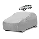Car Cover Compatible with City I-Dtec with Mirror Pocket, Water Resistant, Triple Stitched, City Car Cover- Plain Silver