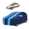 Car Cover Compatible with City I-Dtec with Mirror Pocket, Water Resistant, Triple Stitched, City Car Cover- Navy-Blue