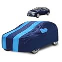 Car Cover Compatible with City (Model-2018-Till Date) with Mirror Pocket, Water Resistant, Triple Stitched, City Car Cover- Navy-Blue