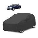 Car Cover Compatible with City (Model-2018-Till Date) with Mirror Pocket, Water Resistant, Triple Stitched, City Car Cover- Grey