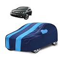 Car Cover Compatible with Civic Old with Mirror Pocket, Water Resistant, Triple Stitched, Civic Car Cover- Navy-Blue
