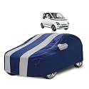 Car Cover Compatible with Comet with Mirror Pocket, Water Resistant, Triple Stitched, Comet Car Cover- Navy Silver