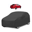 Car Cover Compatible with Corolla (Model -2017-Till Date) with Mirror Pocket, Water Resistant, Triple Stitched, Corolla Car Cover- Grey