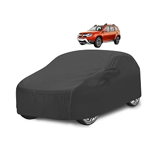 car cover compatible with duster with mirror pocket water resistant triple stitched duster car cover- grey