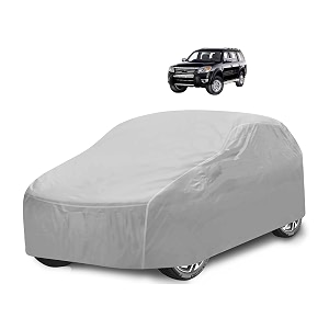 car cover compatible with endeavour old with mirror pocket water resistant triple stitched endeavour car cover- plain silver