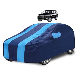 car cover compatible with endeavour old with mirror pocket water resistant triple stitched endeavour car cover- navy-blue