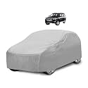 Car Cover Compatible with Endeavour Old with Mirror Pocket, Water Resistant, Triple Stitched, Endeavour Car Cover- Plain Silver