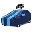 Car Cover Compatible with Endeavour Old with Mirror Pocket, Water Resistant, Triple Stitched, Endeavour Car Cover- Navy-Blue