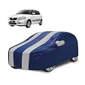 Car Cover Compatible with Fabia with Mirror Pocket, Water Resistant, Triple Stitched, Fabia Car Cover- Navy Silver