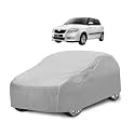 Car Cover Compatible with Fabia with Mirror Pocket, Water Resistant, Triple Stitched, Fabia Car Cover- Plain Silver