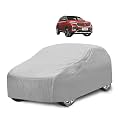 Car Cover Compatible with Hector Plus with Mirror Pocket, Water Resistant, Triple Stitched, Hector Plus Car Cover- Plain Silver