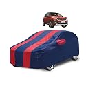 Car Cover Compatible with Hector Plus with Mirror Pocket, Water Resistant, Triple Stitched, Hector Plus Car Cover- Navy-Red