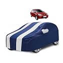 Car Cover Compatible with Ikon with Mirror Pocket, Water Resistant, Triple Stitched, Ikon Car Cover- Navy-White