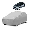 Car Cover Compatible with Jazz with Mirror Pocket, Water Resistant, Triple Stitched, Jazz Car Cover- Plain Silver