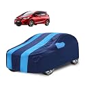 Car Cover Compatible with Jazz New with Mirror Pocket, Water Resistant, Triple Stitched, Jazz Car Cover- Navy-Blue