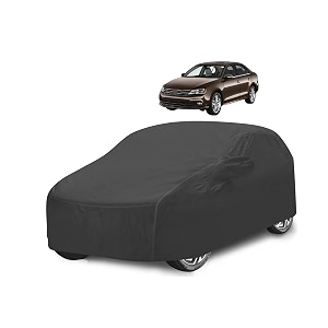 car cover compatible with jetta with mirror pocket water resistant triple stitched jetta car cover- grey
