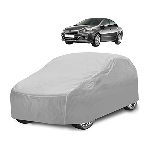 car cover compatible with linea with mirror pocket water resistant triple stitched linea car cover- plain silver