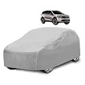 Car Cover Compatible with Mahindra XUV 7XO with Mirror Pocket, Water Resistant, XUV7XO Car Cover- Plain Silver