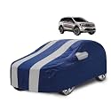 Car Cover Compatible with Mahindra XUV 7XO with Mirror Pocket, Water Resistant, XUV7XO Car Cover- Navy-Silver