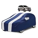 Car Cover Compatible with Mahindra XUV 7XO with Mirror Pocket, Water Resistant, XUV7XO Car Cover- Navy-White