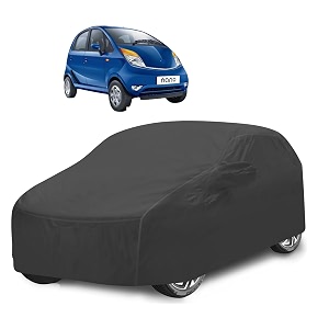 car cover compatible with nano with mirror pocket water resistant triple stitched nano car cover- grey