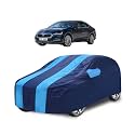 Car Cover Compatible with Octavia New with Mirror Pocket, Water Resistant, Triple Stitched, Octavia Car Cover- Navy-Blue